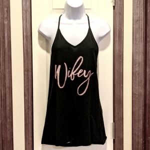 Wifey Racer back Tank SzL